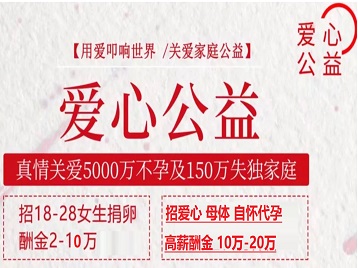 二道捐卵助孕生子 爱心志愿者招募